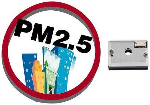 What is the working principle of a dust sensor?