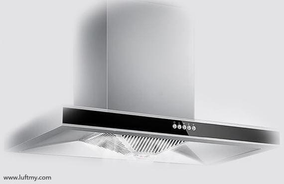 Range hood equipped with PM2.5 sensor purifies PM2.5 particle pollution in the kitchen