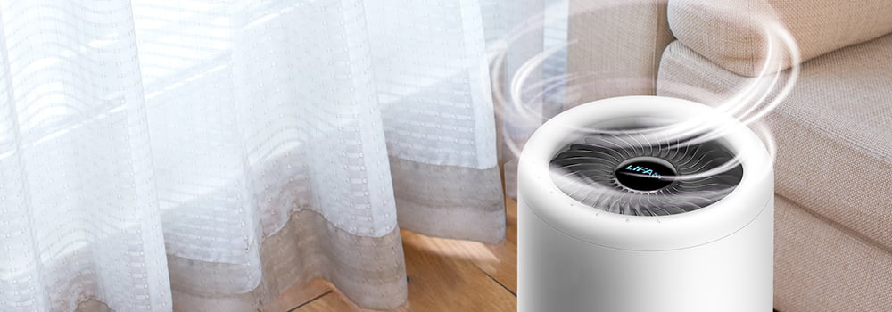 What is the use of dust sensors in air disinfectors?