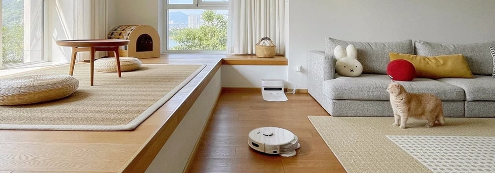 What sensors are used in robot vacuum cleaners?